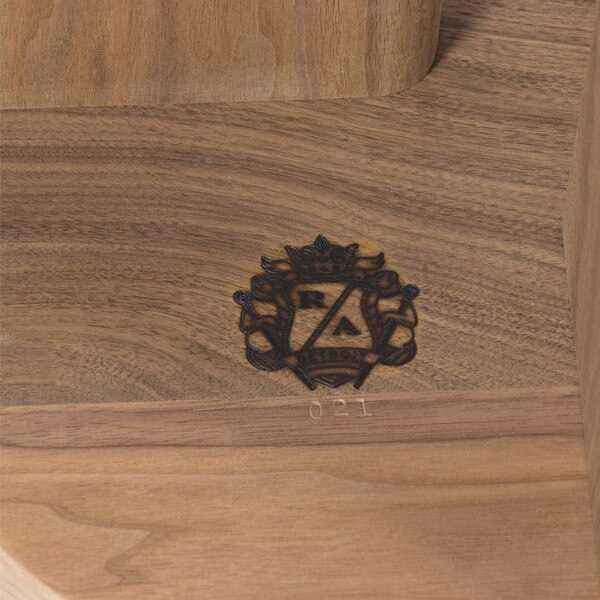 Fraya Round Walnut Cocktail Table - Live from Detroit™ Macro 4